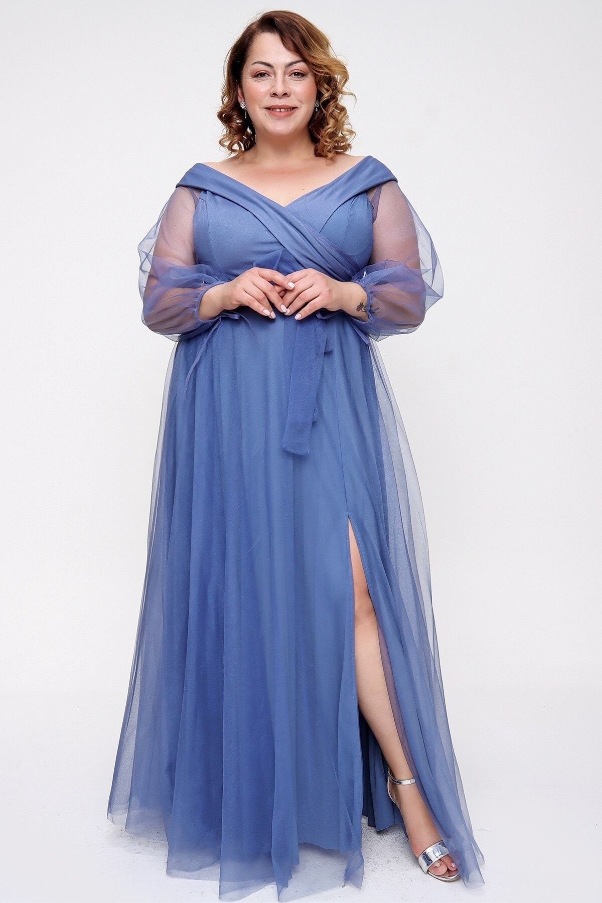 Dark blue deals plus size dresses