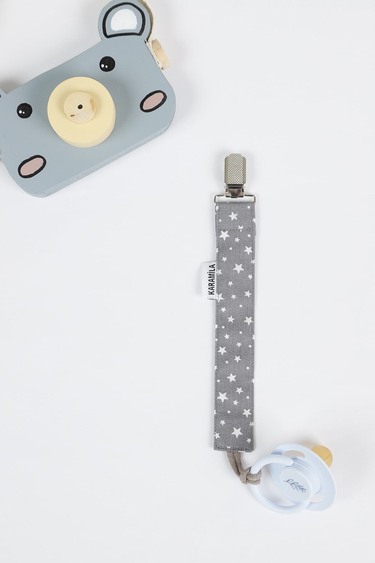 KARAMİLA 4’lü Set Emzik Askısı - Emzik Zinciri - Emzik Tutacağı - Bebek Emzik Klipsi fotoğrafı 4 (önizleme)