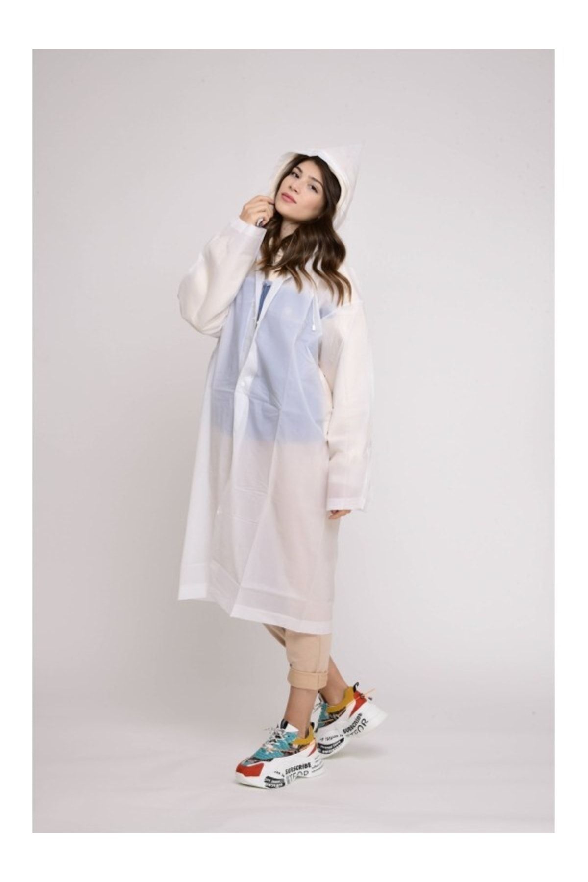 Calvin klein 2025 transparent raincoat