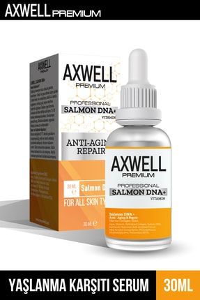 Axwell Premium Yaşlanma Karşıtı Yenileyici Yüz Ve Göz Çevresi Bakımı Somon Dna+ 30ml AXP004
