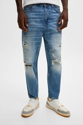 Distressed Relaxed Fit Jean 04686512