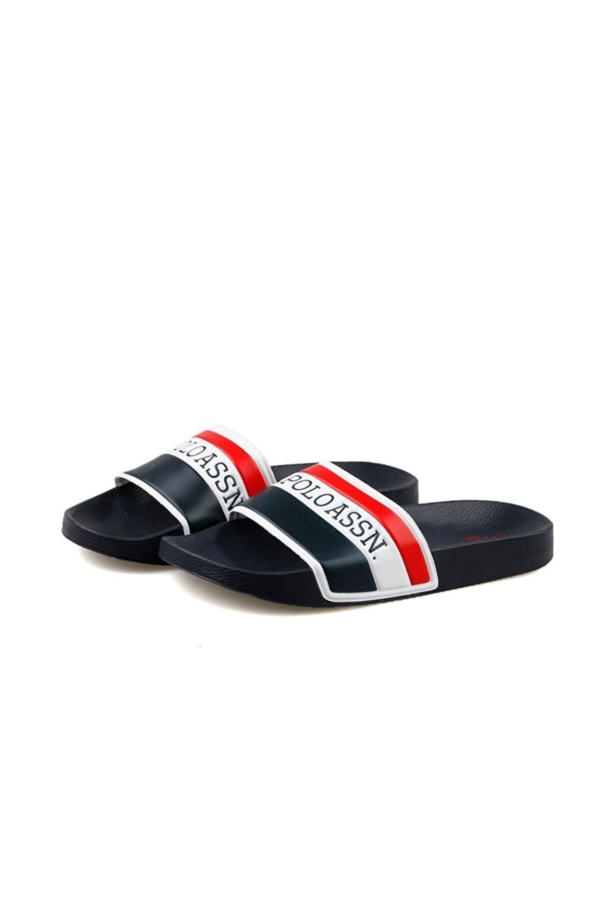 دمپایی مشکی مردانه و زنانه اسلاید ارتوپدی کامل اورجینال U.S. Polo Assn.