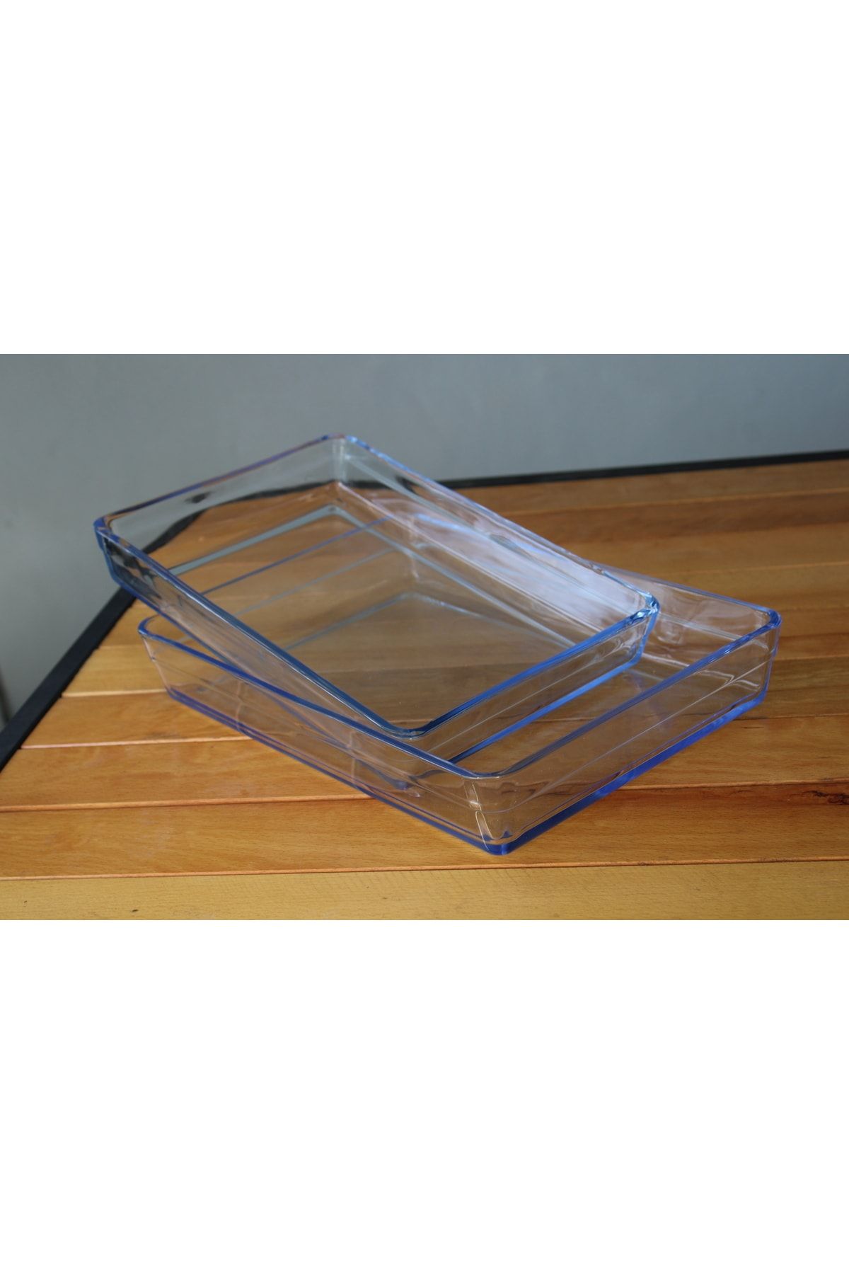 BRART-Borcam Set of 2 Simple Premium Rectangular Oven Trays 5