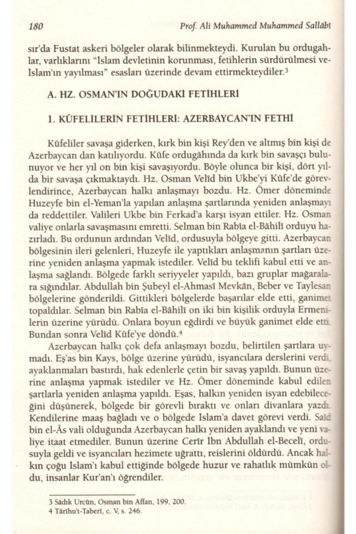 Ravza Yayınları Hz. Osman, Ali Muhammed Sallabi, Karton Kapak, Ravza