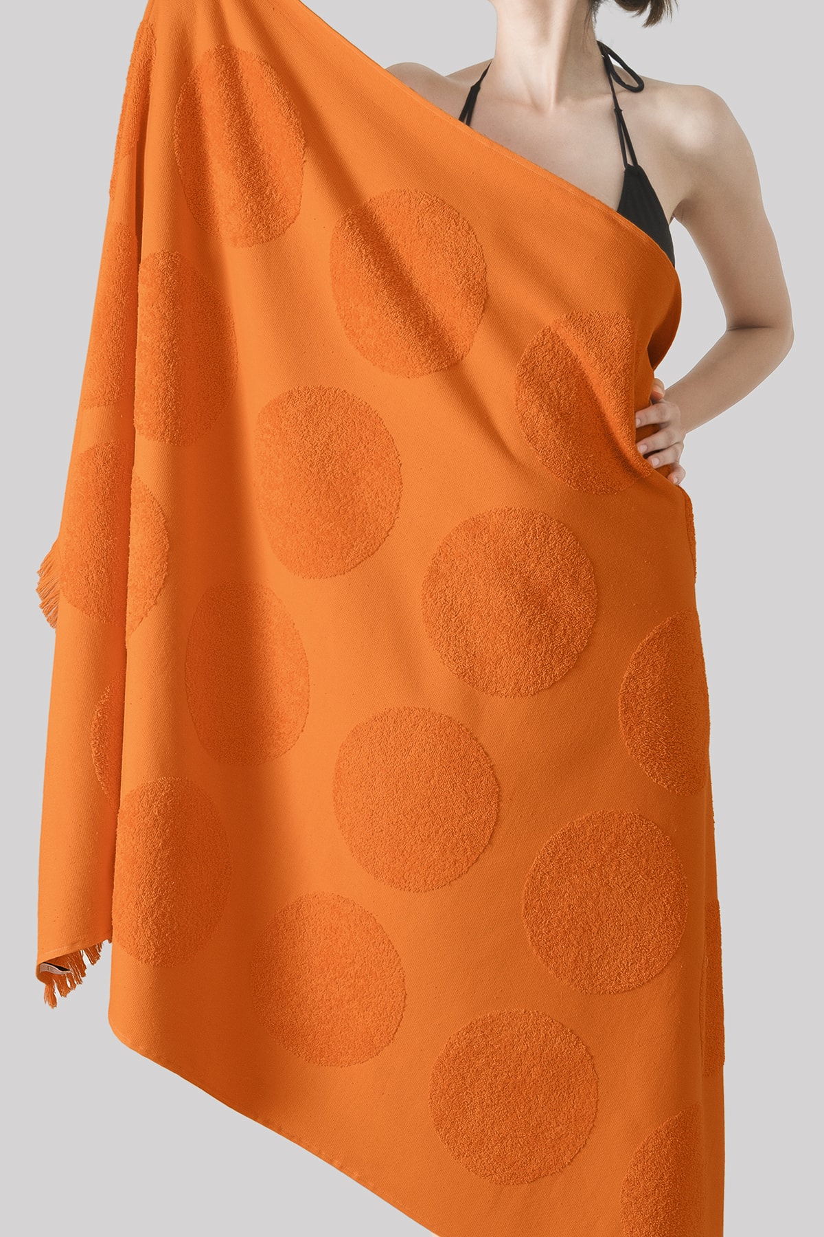 COTTONMANIA Voe Sunset - Yeni Yaz Trendi 100 X 180 Cm. Premium Plaj Havlusu