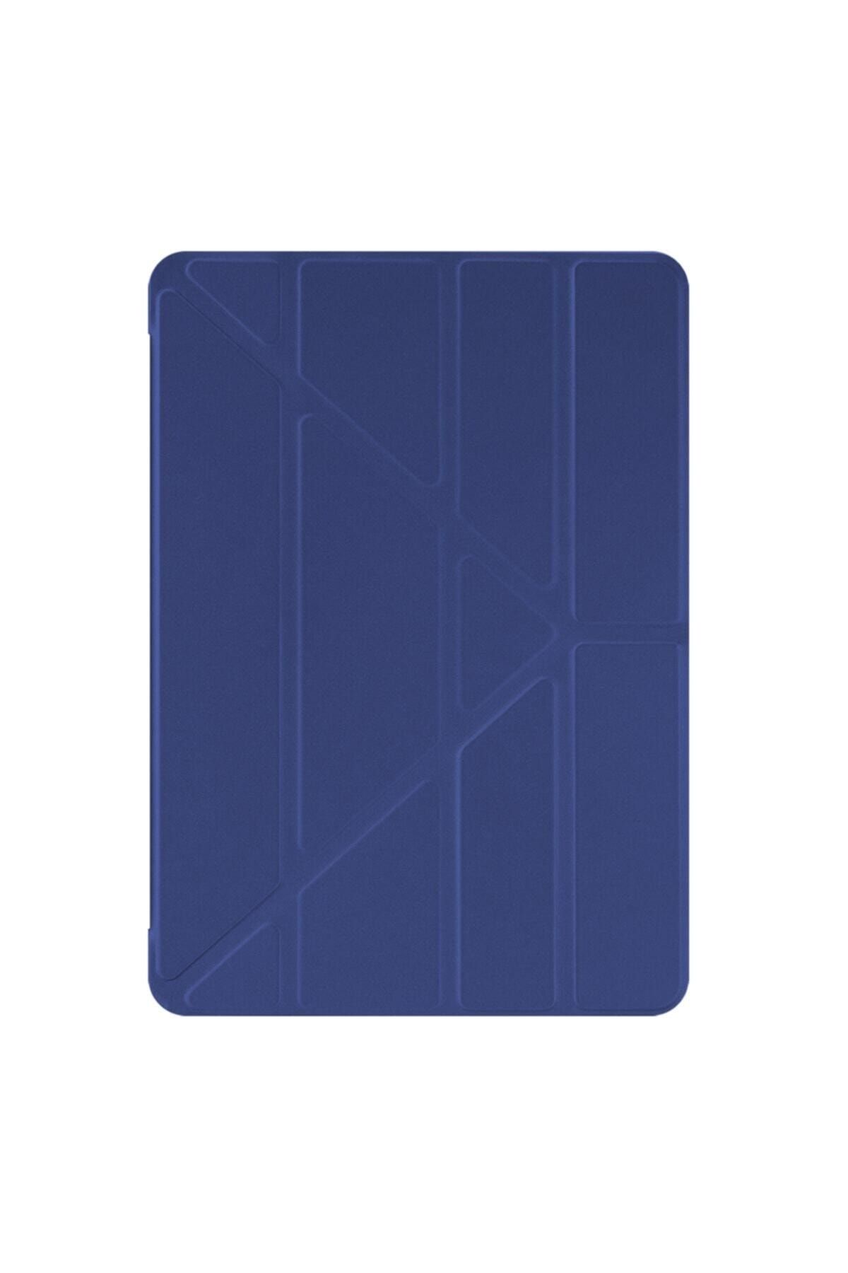 Nezih Case-Ipad Air 3 Compatible 10.5'' Soft Smart Silicone Case with Pen Compartment, Foldable 360 Degree Protection Stand 2