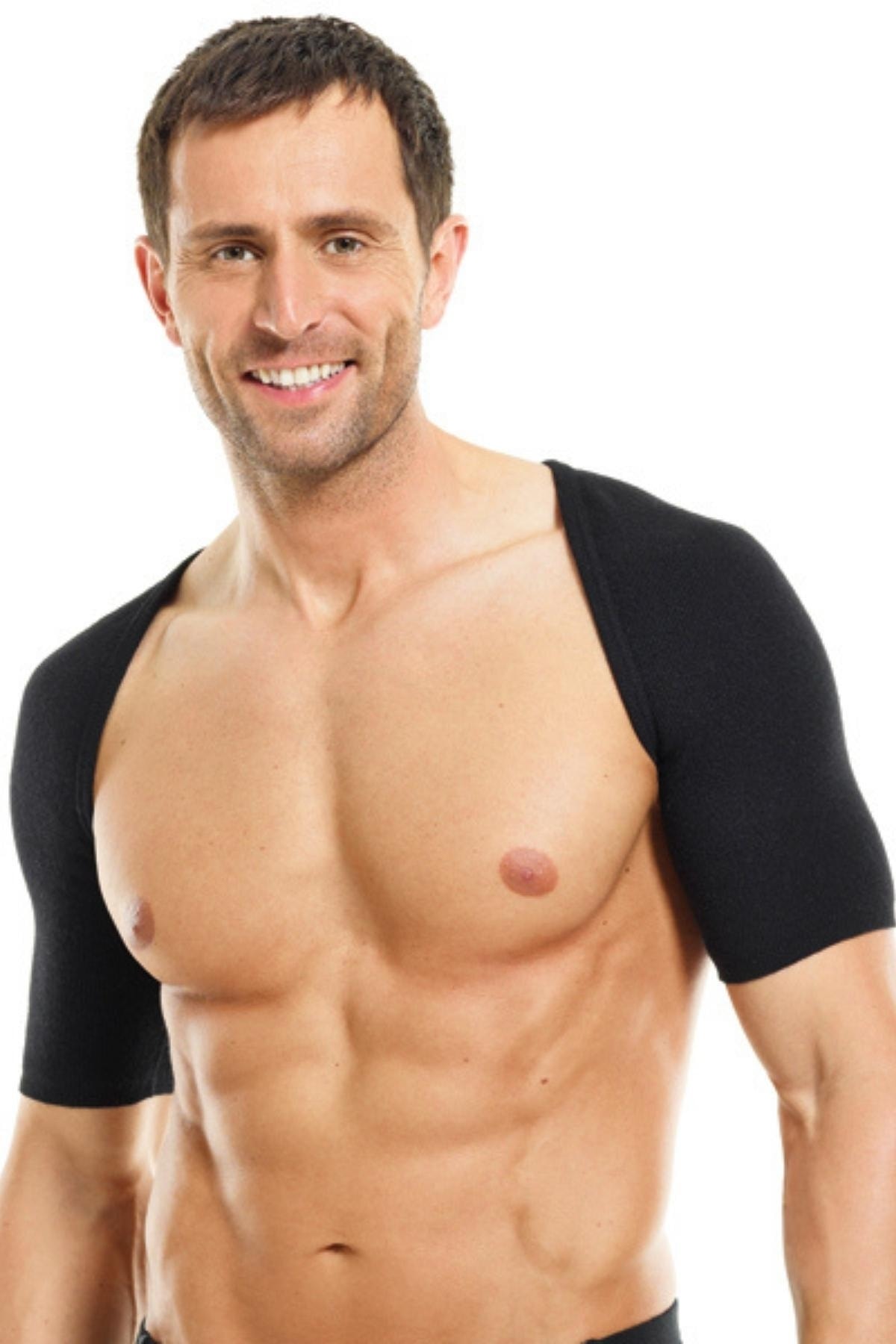 Medima Siyah Renk Angora Yünü Omuz Isıtıcı Yüksek Kalite Omuzluk