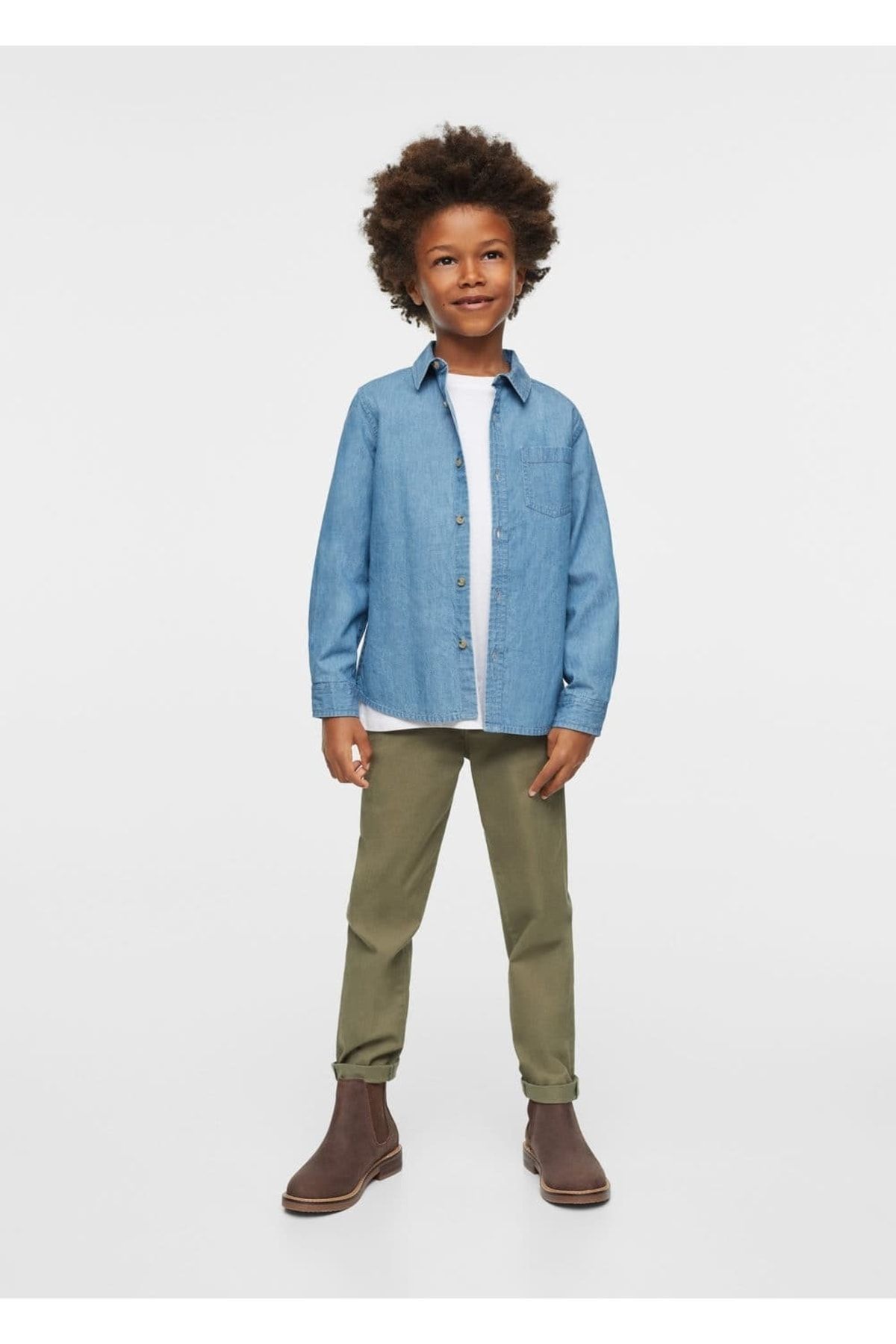 Denim shirt for online kids