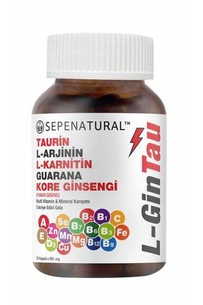 L-Gintau Kapsül 30 x 940 mg Sepe Natural SP-000958