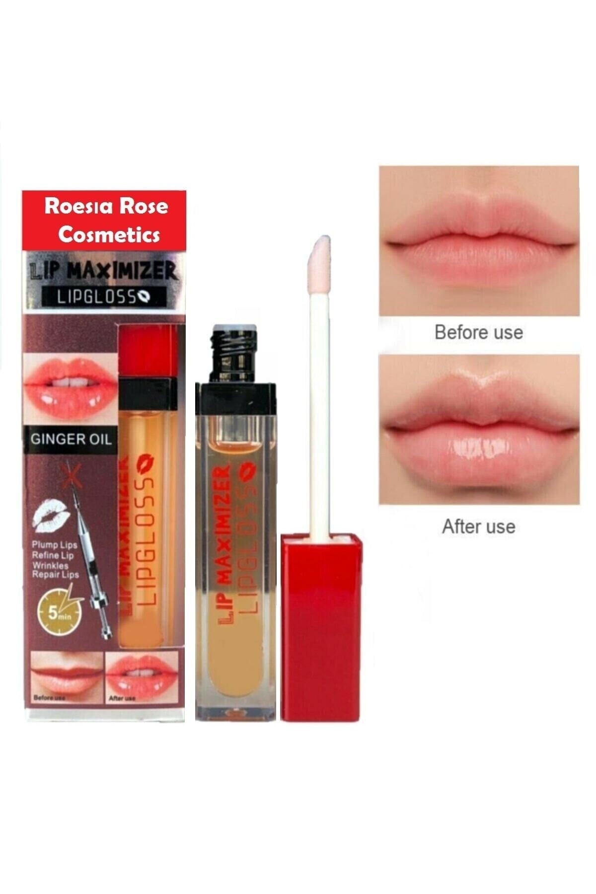 Roesıa Rose Cosmetics Rose Dudak Dolgunlaştırıcı & Dudak Parlatıcı 8 Ml