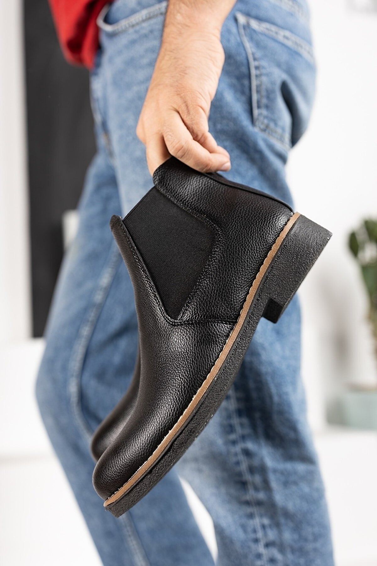 Tunnel  Unisex Chelsea Cilt Deri Bot Tn2102 - Görsel 3