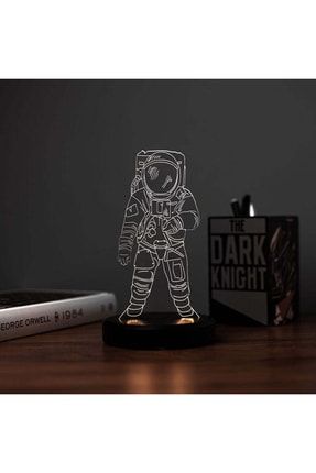 Astronot Masa Lambası Akrilik 3D Hediye Led Gece Lambası 3D-01