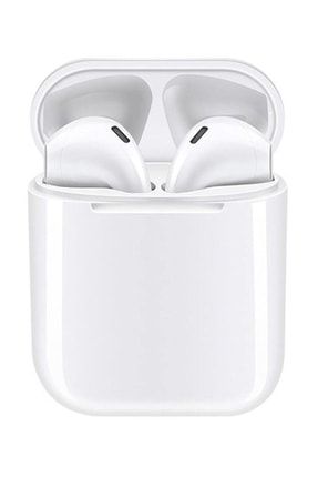 I12 Beyaz Iphone Uyumlu Universal Bluetooth Kulaklık Hd Ses Kalitesi 693152693152