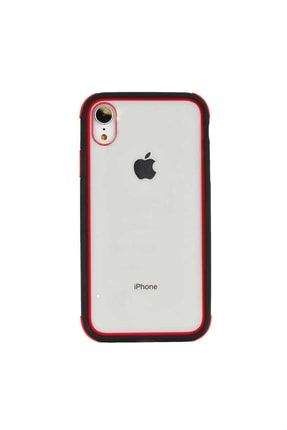 Apple Iphone Xr 6.1 Kılıf Tiron Kapak Renk Siyah-kırmızı T1071332704