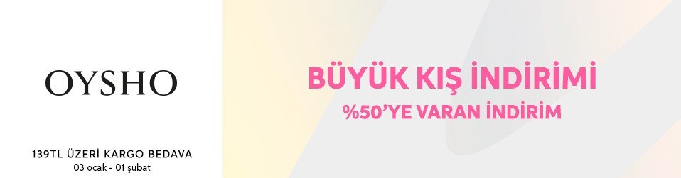 Oysho - B&uuml;y&uuml;k Kış İndirimi