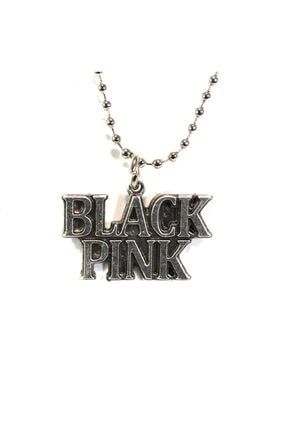 Black Pink Gümüş Kaplama Zincir Kolye mdrmzncrkly0064