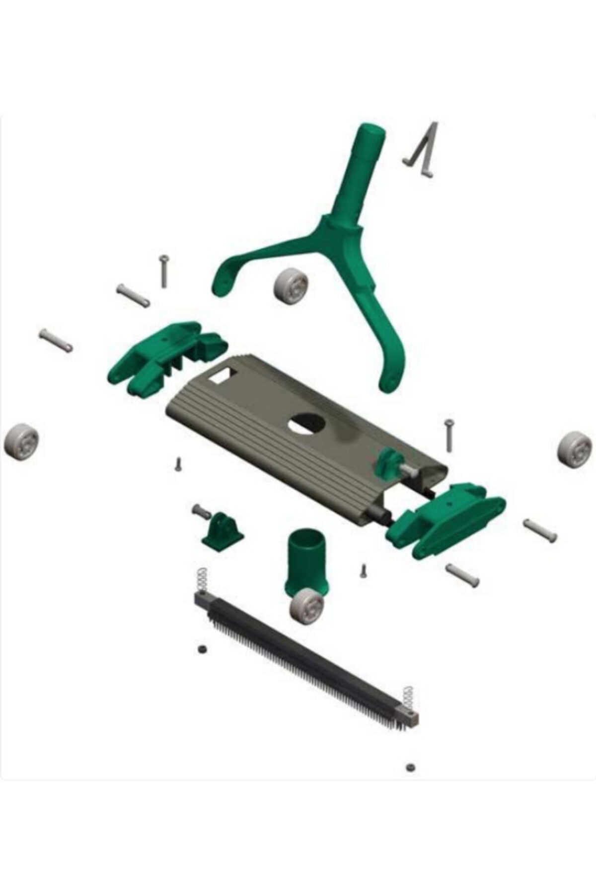 Vakumlu Havuz Süpürgesi 1,5 Inç Geçme Klipsli Model 346 Mm 1,5 Inç 5