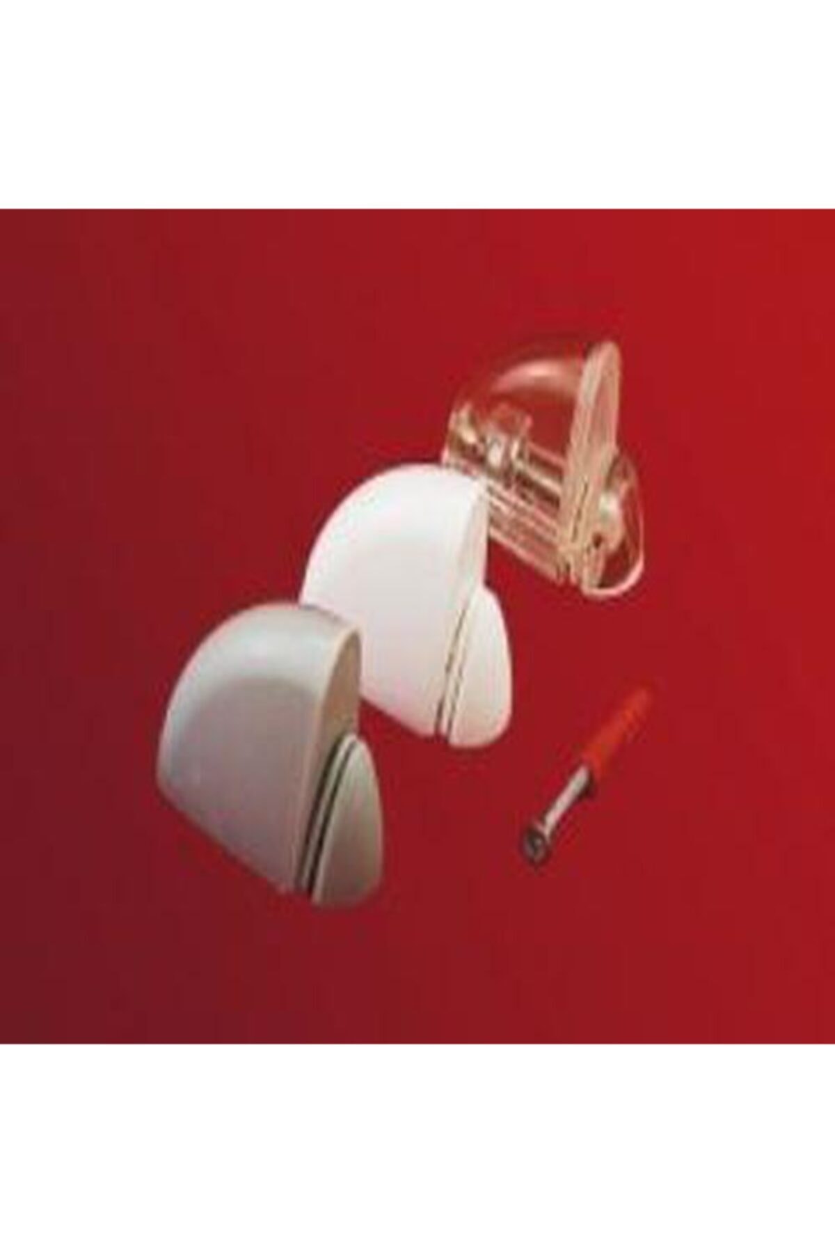 Azm Hırdavat Pelikan Cam Ve Ahşap Raf Tutucu Beyaz