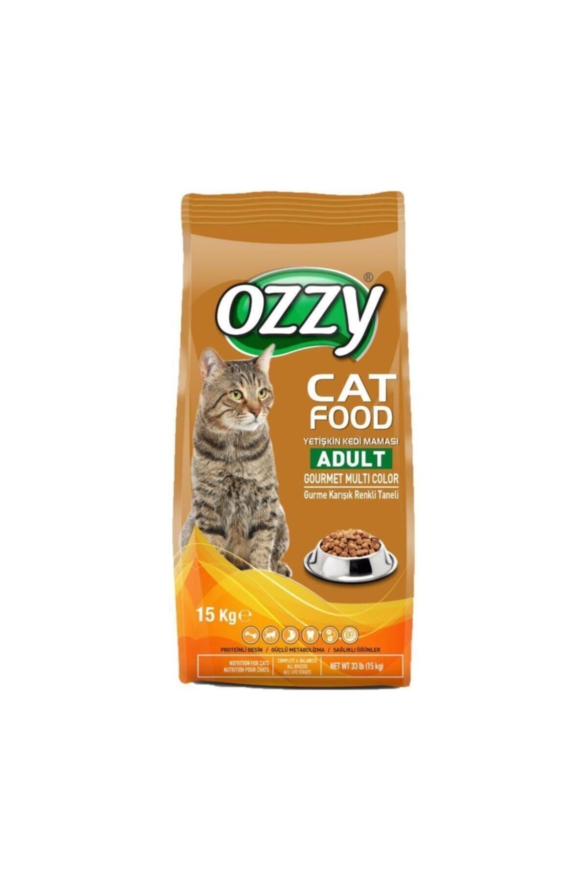 ozzy gurme renkli taneli yetiskin kedi mamasi 15 kg fiyati yorumlari trendyol