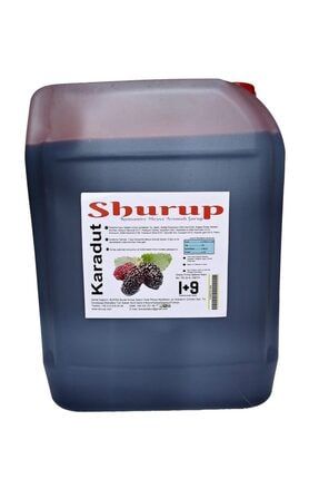 Shurup Konsantre Meyve Aromalı Içecek 1+ 9 5 Kg Karadut SHURUPKDUT5
