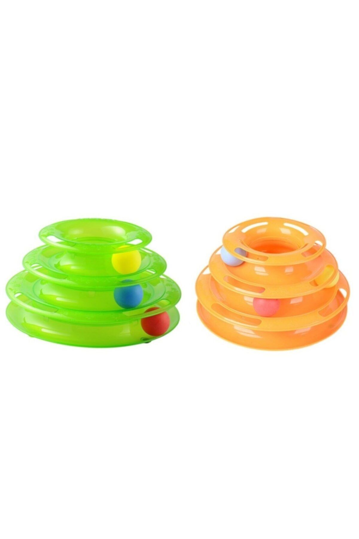 Buffer-Fun Three-Layer Cat Toy Set Toy and Practical Cat Hair Scratching and Crawling Apparatus 6