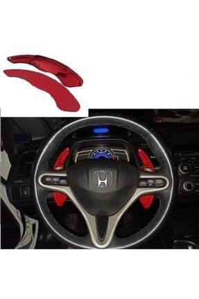 Honda Civic İçin Uyumlu Fd6 F1 Vites Kulakçık Kırmızı 2006-2011 OLEDFD6KF1K1