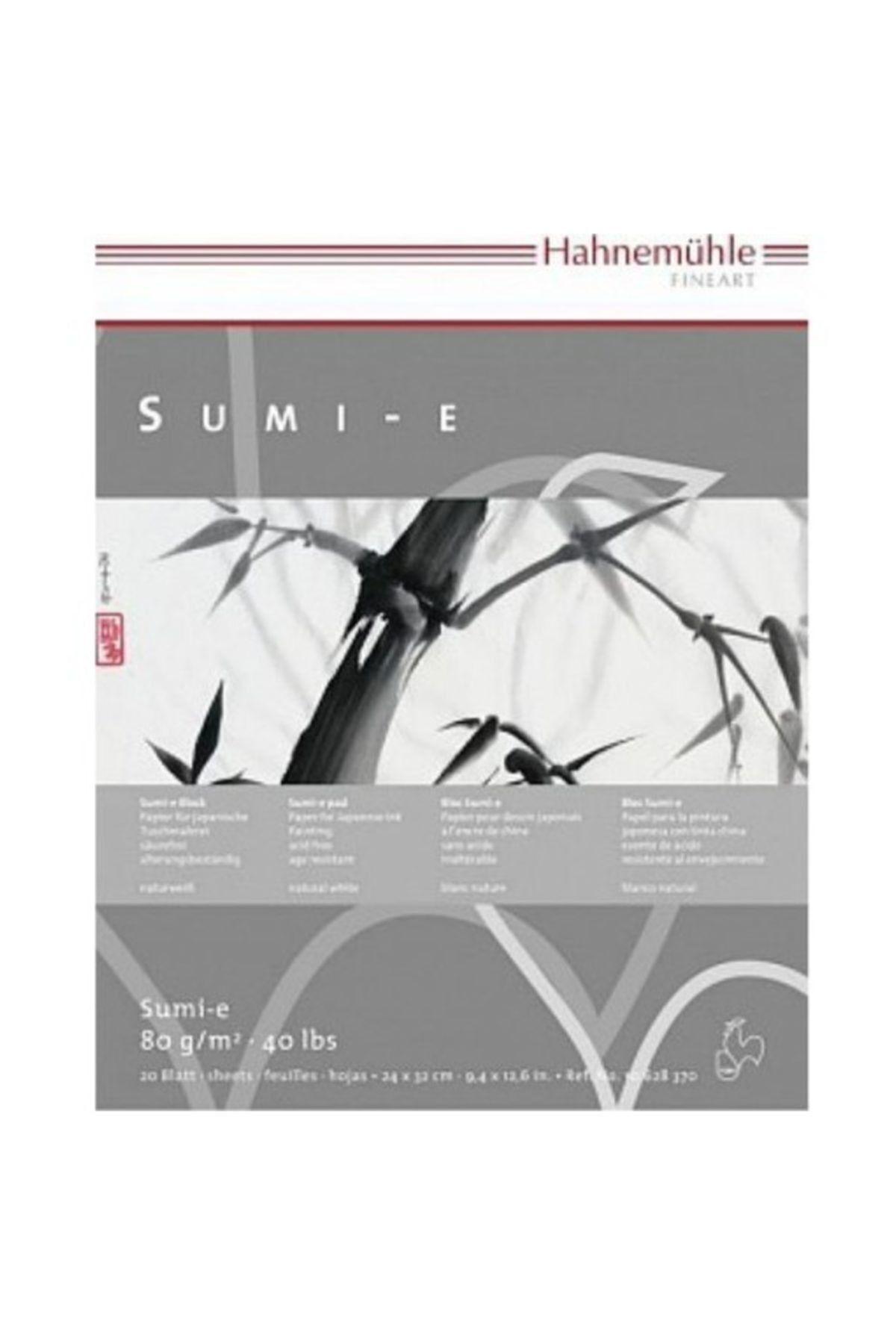 Hahnemühle-Japanese Sumie Notebook Sketch Block 30x40cm 20 Sheets Skecth 1
