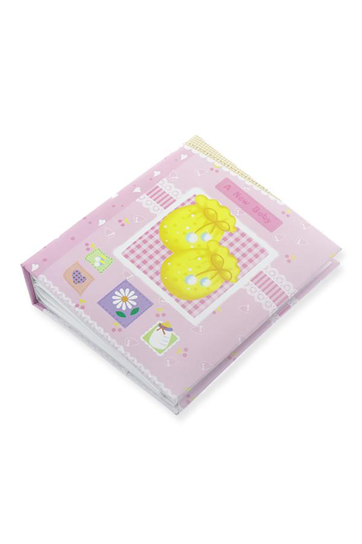 mutlu adım Fotoğraf Albümü 14x17cm Pembe Patikli fotoğrafı 2 (önizleme)