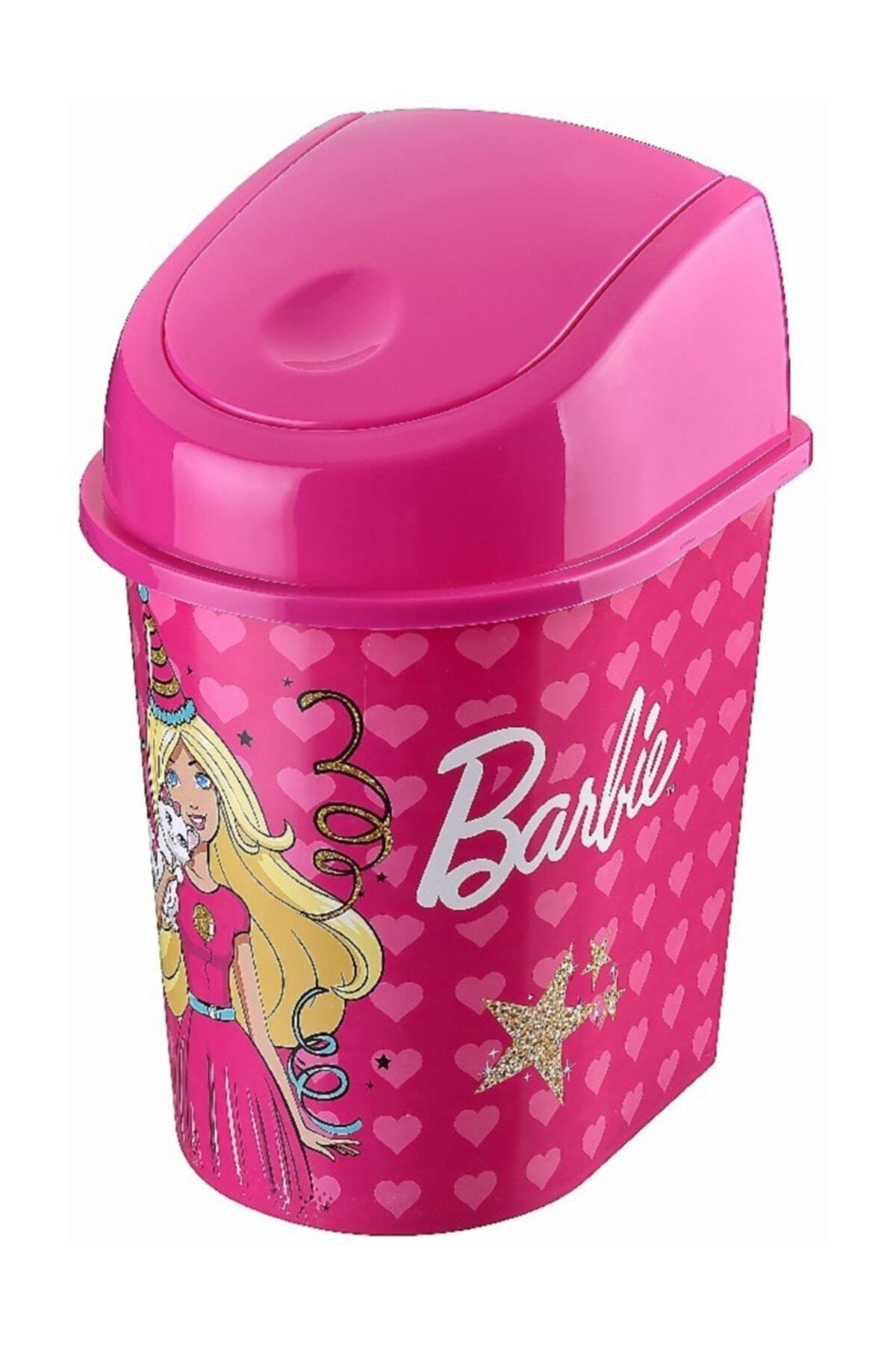 Tuffex - Barbie Lisanslı Klik Çöp Kovası 3lt.
