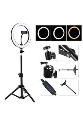 Mi7a 14 Inc Ring Light Surekli Isik Youtuber Cekim Halka Led Isik Tripod Cekim Seti Trendyol
