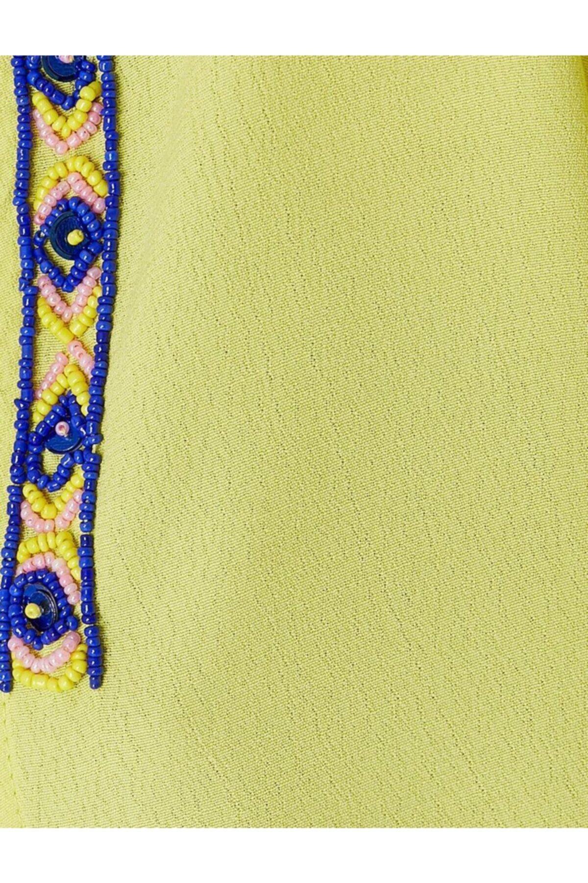 Koton-Gelber Kimono und Kaftan für Damen 6