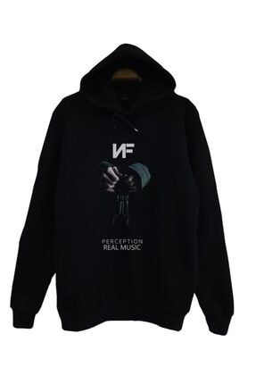 Nf Baskılı Kapüşonlu Sweatshirt KOR-TREND3534