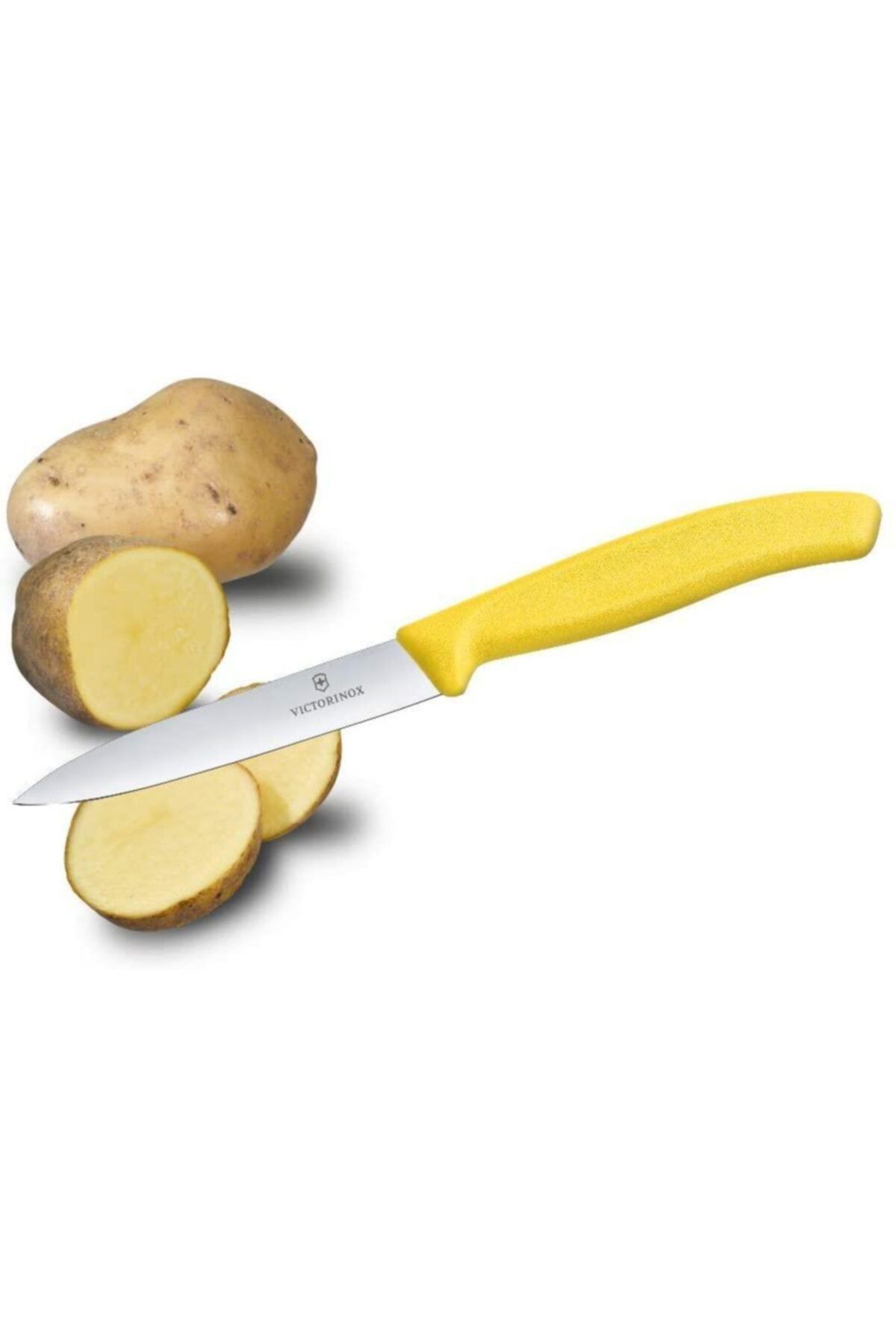 Victorinox-Swiss Classic Paring 4" Straight Blade 5/8" Width at sharp Tip Yellow Handle 6