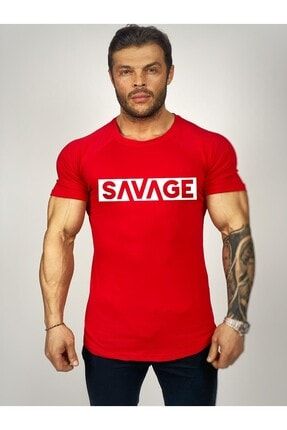 Black - Savage- Sporcu T-shirtü BLCK214571