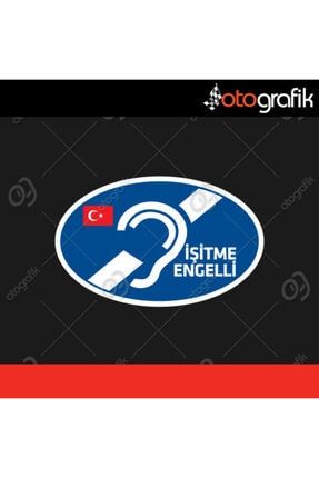 - Işitme Engelli Renkli Oto Sticker ARM006