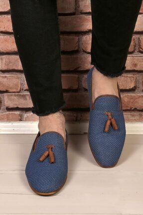 Gentile Erkek Denim Kumaş Loafer Ayakkabı 1905795
