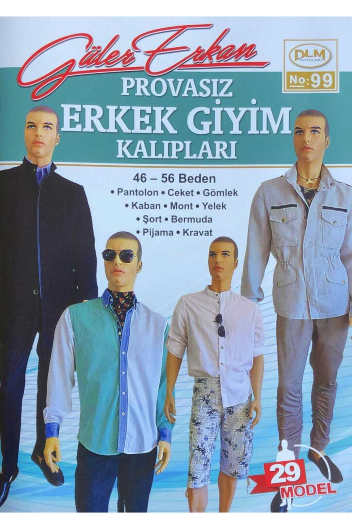 Dilem Yayınları Güler Erkan Provasız Erkek Giyim Kalıpları No 99