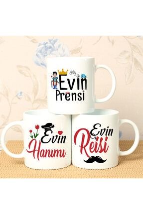 Evin Reisi Evin Hanımı Evin Prensi 3lü Kupa nlherehep3l1500