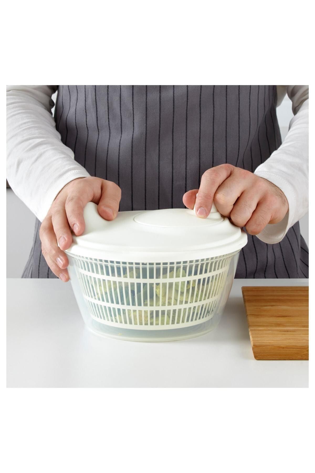 IKEA-Rotating Salad Drying Tool Diameter: 23 cm Height: 14 cm 3