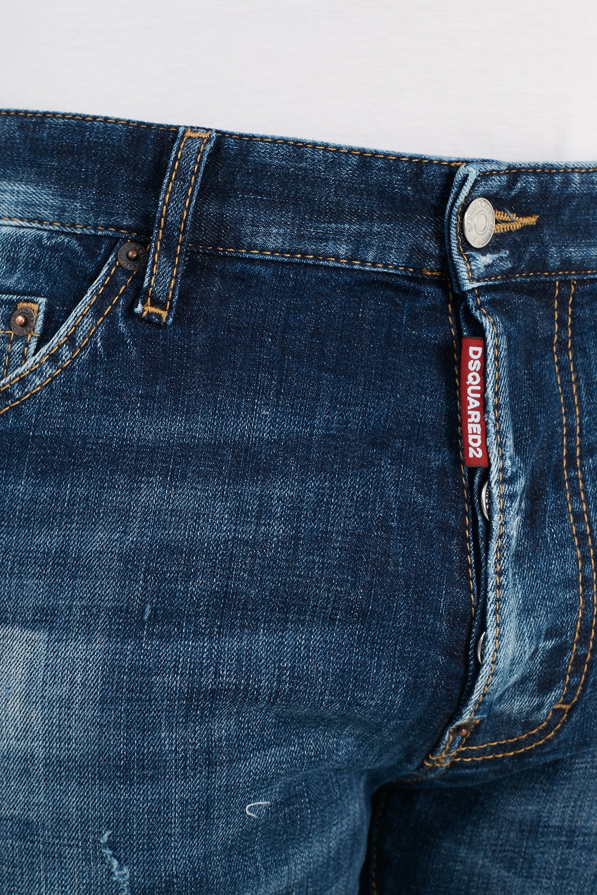 DSquared2 Erkek Lacivert Slim Fit Cepli Pamuklu Jeans Kot Pantolon S74lb0870  S30664 470 Fiyatı, Yorumları - TRENDYOL
