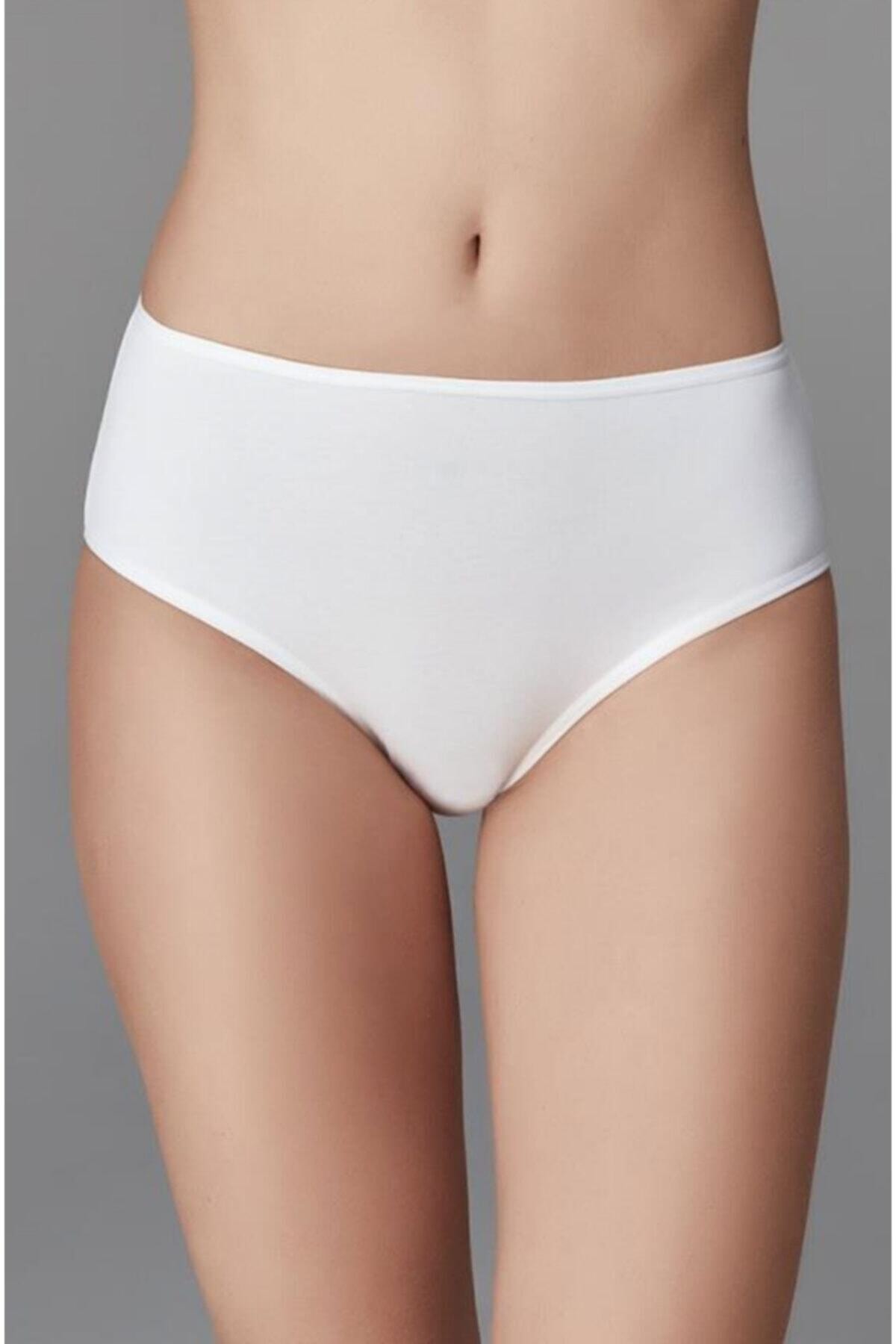 Dagi Kadın Beyaz Yüksek Bel Slip 5'li