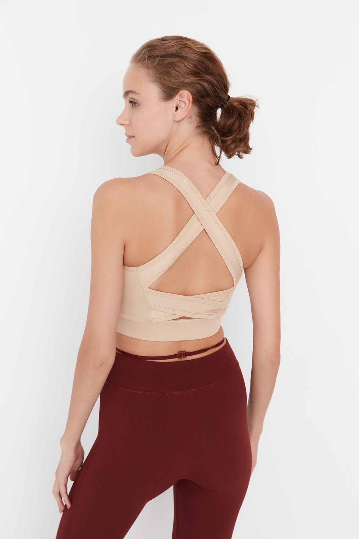 Trendyol Collection Sport-BH Grau Unifarben Fast ausverkauft