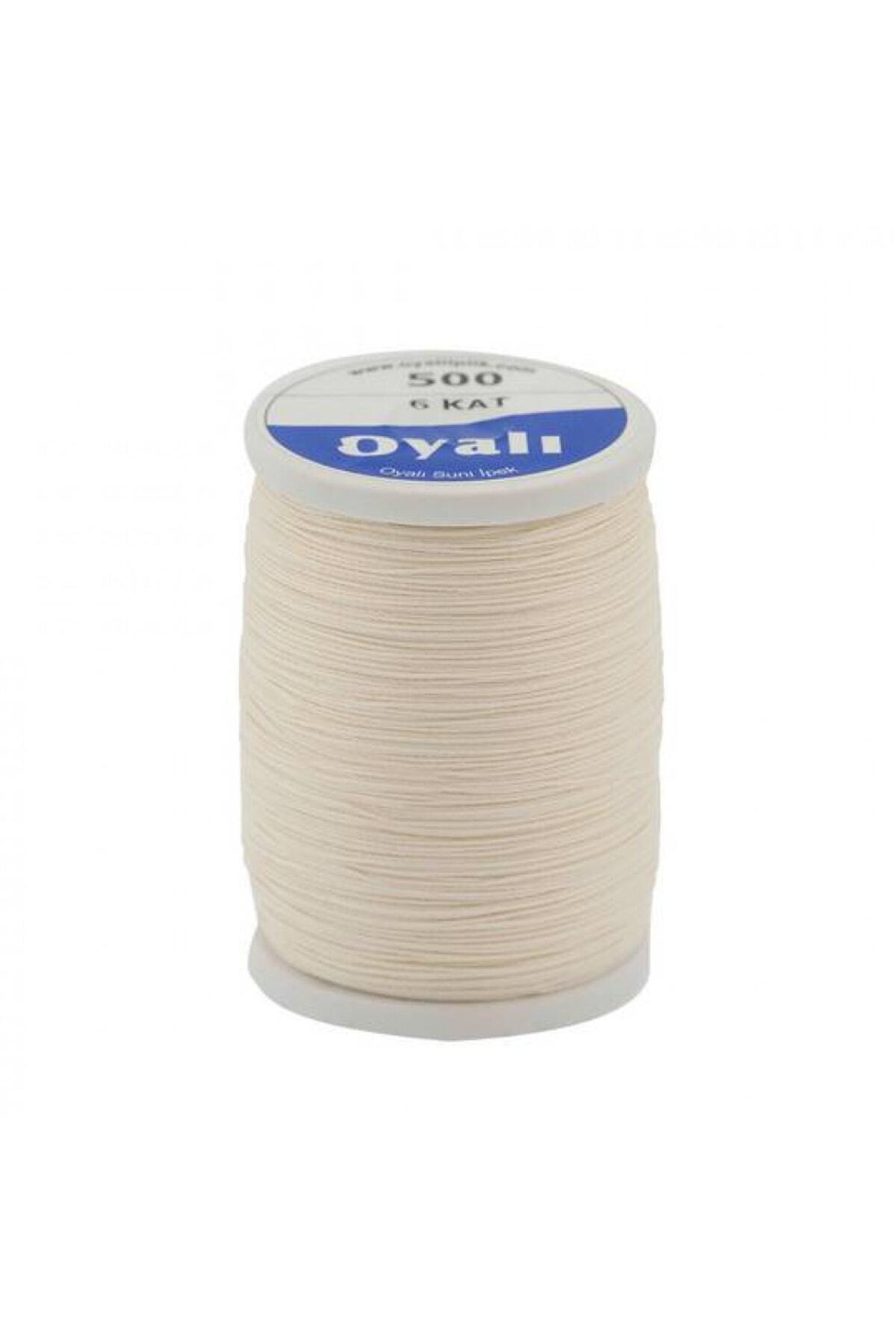 ATMACA TUHAFİYE Oyalı 6 Kat Suni Ipek Kanaviçe Etamin El Nakış Işleme Ipi Renk No: 500