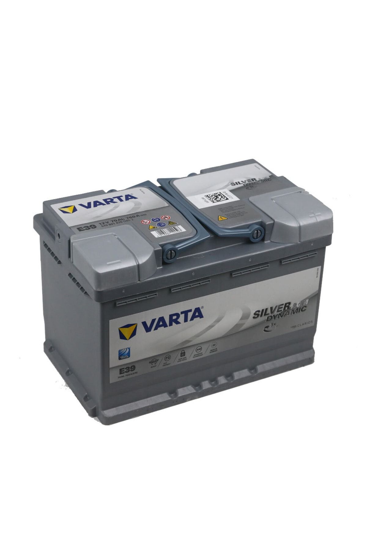 VARTA SILVER dynamic, E39 Batterie 570901076D852 12V, 760A, 70Ah