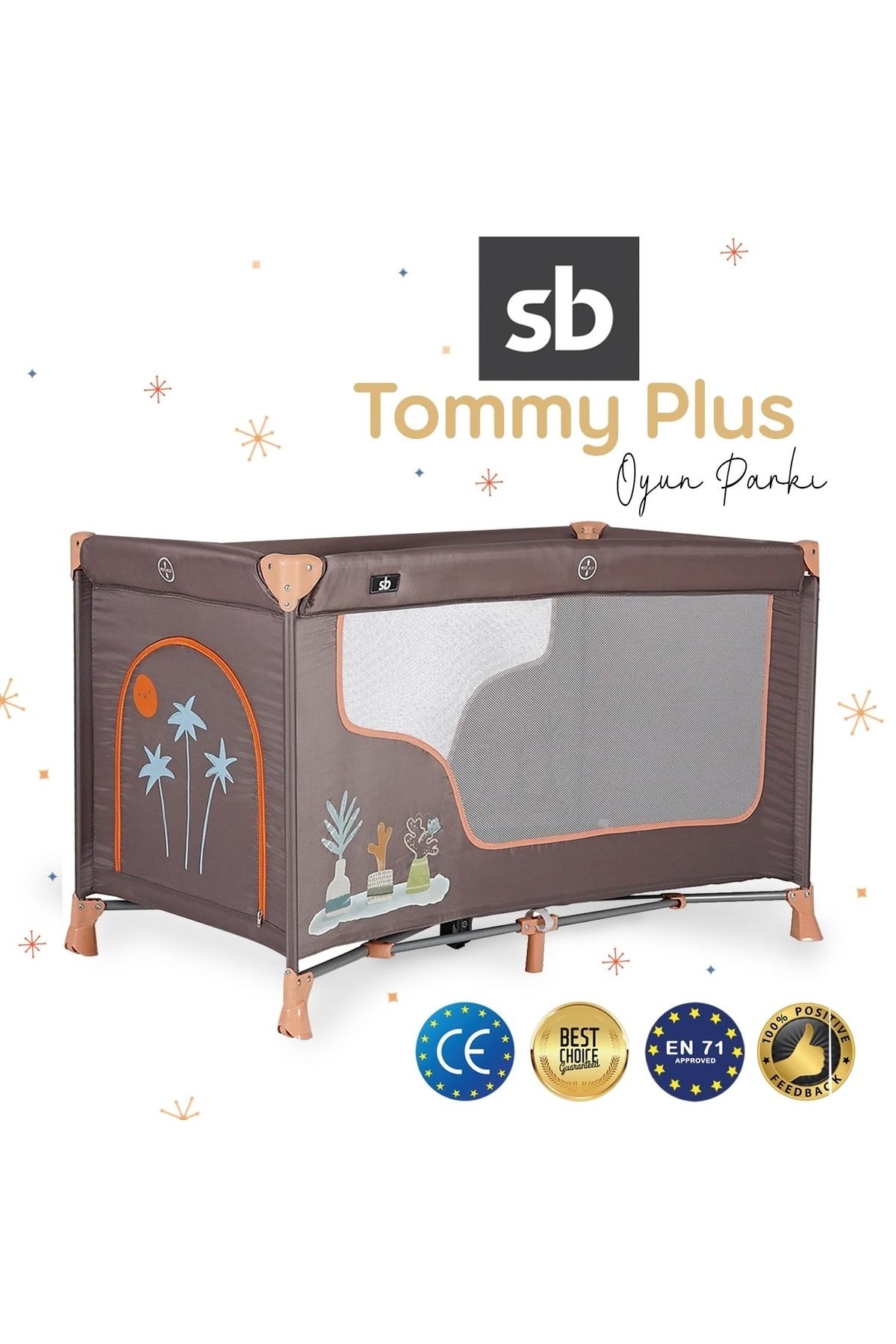 Sunny Baby Tommy Plus Oyun Parkı 60*120 Cm