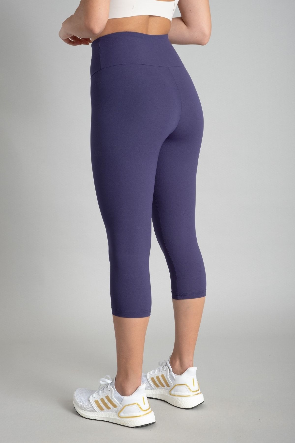 Vienfit-Colanți cu împingere în sus cu talie înaltă pentru femei Colanți yoga bleumarin Mărimea 7/8 4