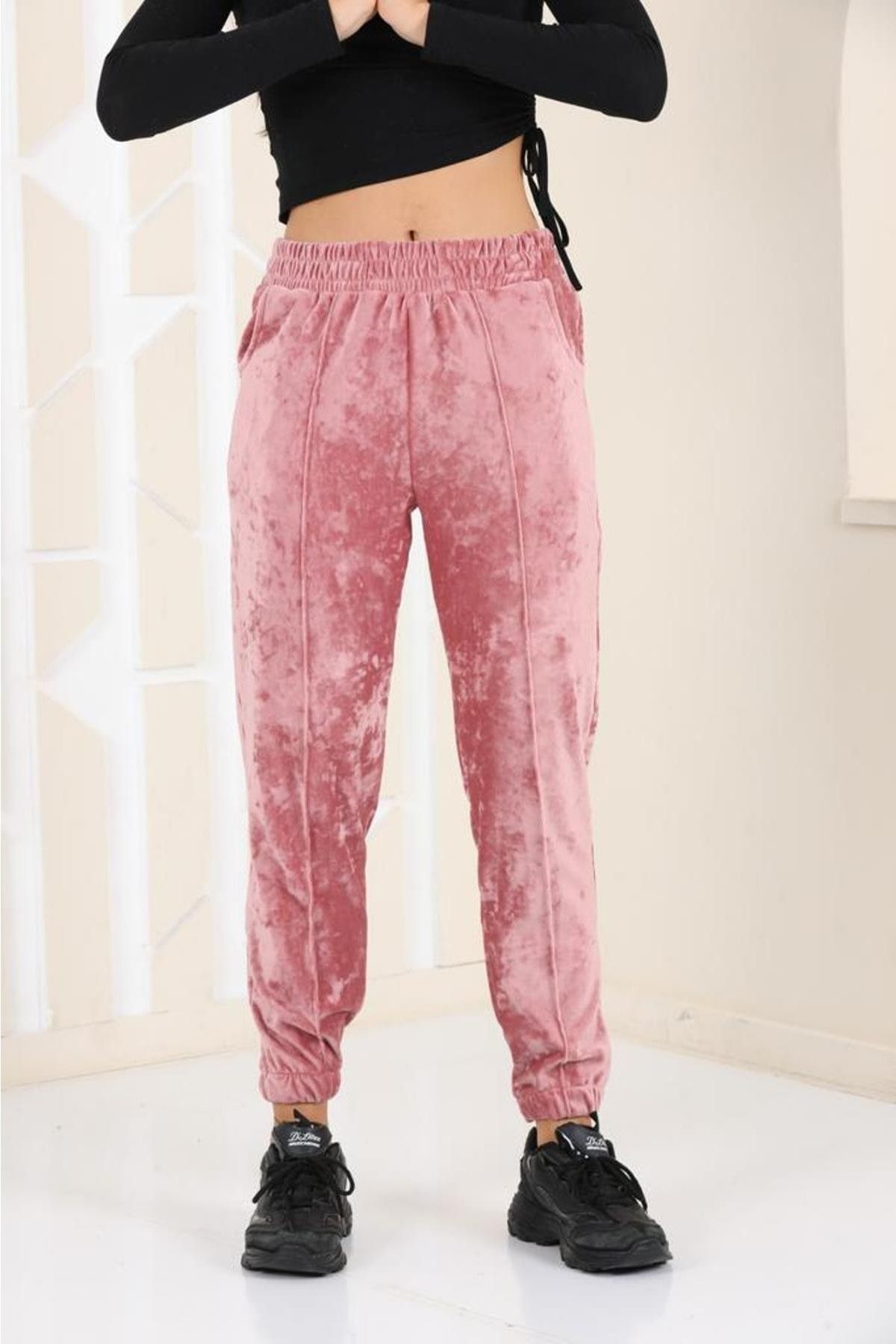 Crushed velvet 2025 sweatpants