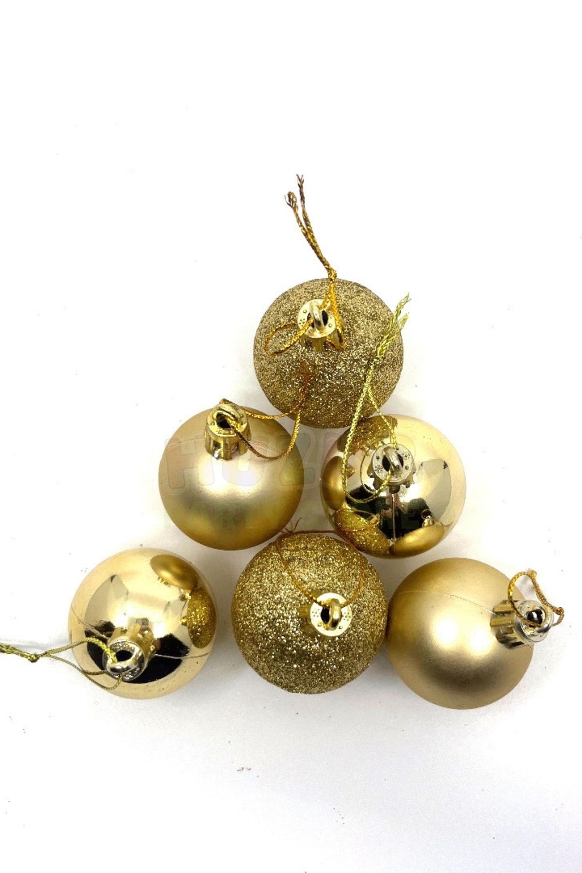 Gold christmas ornaments on sale