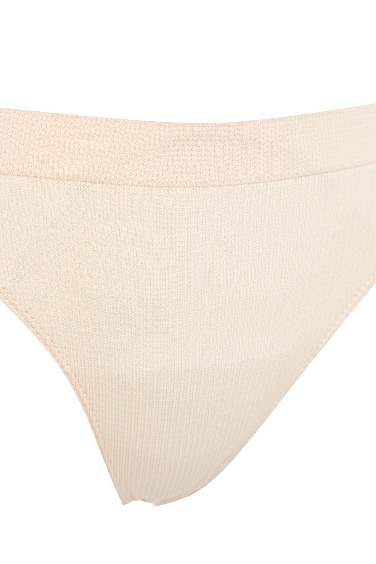 Trendyol Collection-Braun-Nude 2er-Pack nahtlose/nahtlose Tanga-Strickhöschen THMAW23KU00139 20
