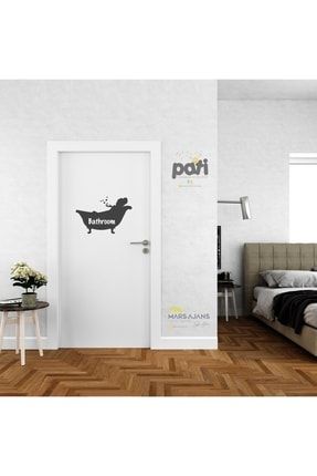 Pati Tasarım Banyo Duvar / Kapı Sticker FOLYOBANYO1